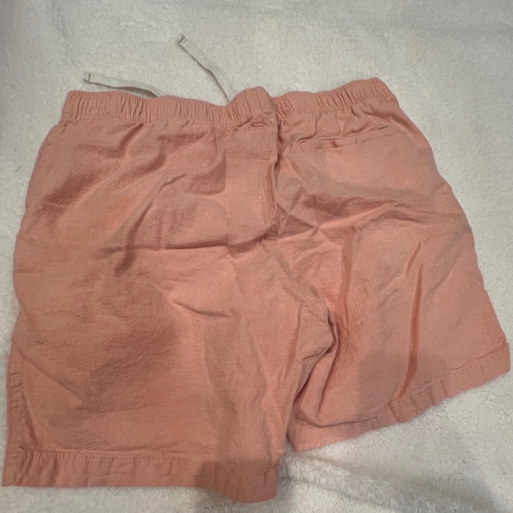 Men’s old baby jogger shorts  Peach elastic waist - Picture 2 of 2